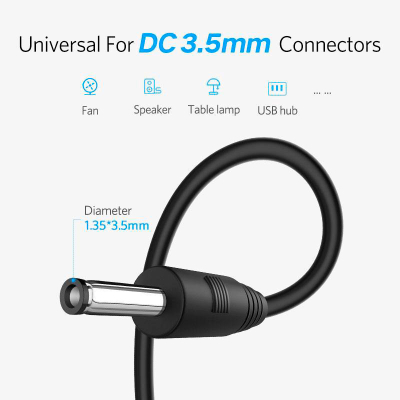 ������ �������� USB to DC 3.5mm 5V 1.0m black Ugreen (10376) - �������� 4