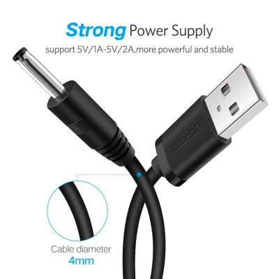 ������ �������� USB to DC 3.5mm 5V 1.0m black Ugreen (10376) - �������� 7