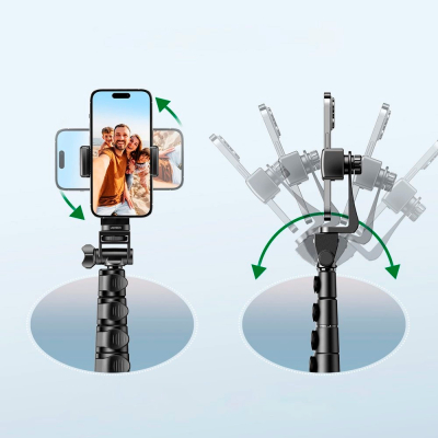 ������ UGREEN LP680 Selfie Stick Tripod with Bluetooth Remote Black (15609) - �������� 12