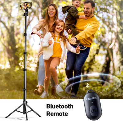 ������ UGREEN LP680 Selfie Stick Tripod with Bluetooth Remote Black (15609) - �������� 6