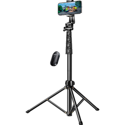������ UGREEN LP680 Selfie Stick Tripod with Bluetooth Remote Black (15609) - �������� 1