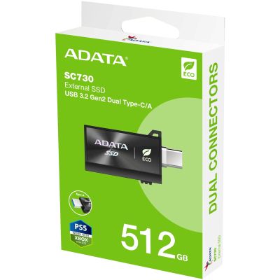 ����������� SSD USB 3.2 512GB SC730 ADATA (SC730-512G-CACTI) - �������� 6
