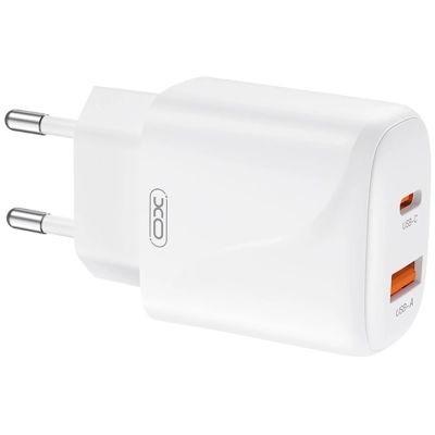 �������� ������� XO 1xUSB-C PD20W + 1xUSB QC3.0 White (L158.white) - �������� 2