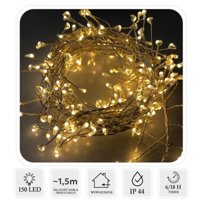 �������� Chomik ������� 150 LED 1,5�, ������ ����, 3�� (5900779901803) - �������� 2
