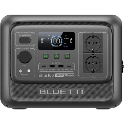   BLUETTI Elite 100 V2, 1000W 1024Wh (EL100V2) -  1