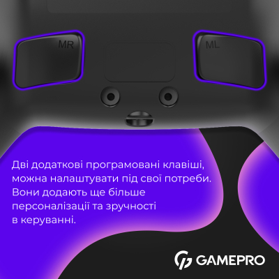 ������� GamePro 2.4G/BT 5.1/USB (Switch/PC/PS/iOS/Android) RGB Black (GPS20B) - �������� 7