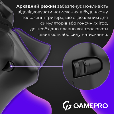 ������� GamePro 2.4G/BT 5.1/USB (Switch/PC/PS/iOS/Android) RGB Black (GPS20B) - �������� 8