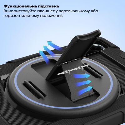 ����� ��� �������� BeCover Horizontal handle Xiaomi Redmi Pad 2 11.0" Black (714566) - �������� 3