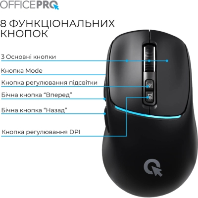 ����� OfficePro M468B Wireless/Bluetooth Black (M468B) - �������� 5