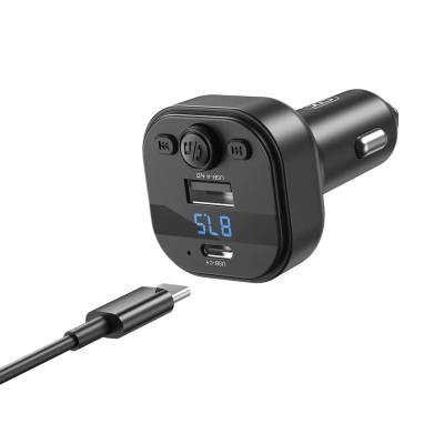 FM ��������� XO BCC18 USB-A OTG/USB-C Black (BCC18.black) - �������� 2
