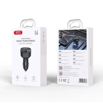 FM ��������� XO BCC18 USB-A OTG/USB-C Black (BCC18.black) - �������� 4