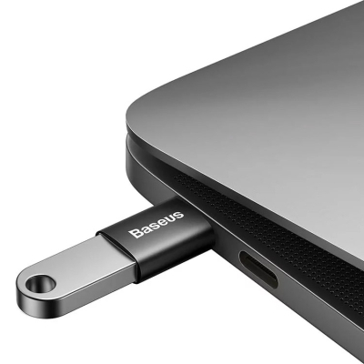  OTG USB 3.1 AF to USB-C black Baseus (ZJJQ000001) -  4
