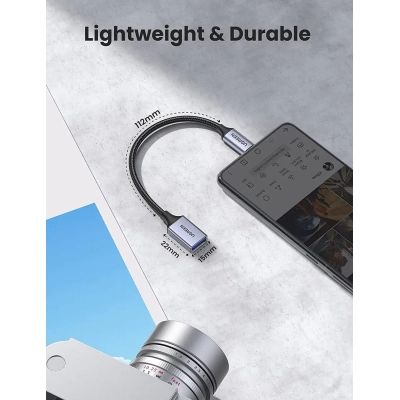 ���������� OTG USB 3.0 AF to USB-C 0.1m US378 black Ugreen (70889) - �������� 6