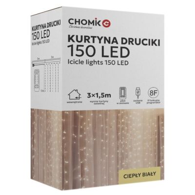 �������� Chomik �����" 150 LED ������ ����, 3x1,5 �, USB, � �������, IP20, �� ����� (5900779898479) - �������� 1