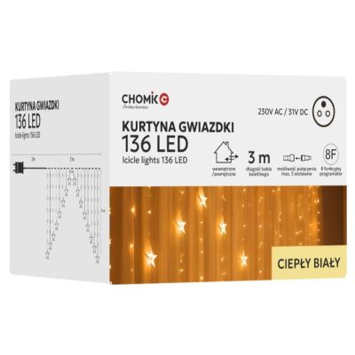 �������� Chomik ����� ���� 136 LED ������ ����, 3 �, �� ����� (5900779880030) - �������� 1