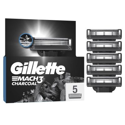 ����� ������ Gillette Mach3 Charcoal ������� ������ 5 ��. (8700216062770) - �������� 1