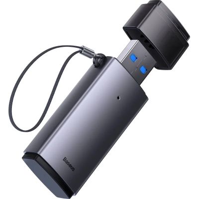 ��������� ����������� ����-���� Baseus USB to SD/TF gray (WKQX060013) - �������� 2
