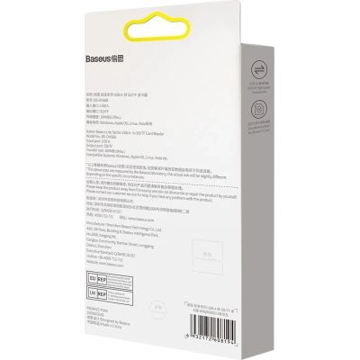 ��������� ����������� ����-���� Baseus USB to SD/TF gray (WKQX060013) - �������� 8