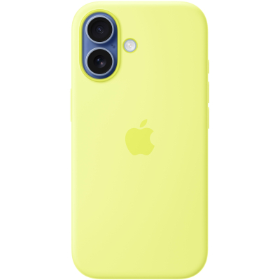 ����� �� ��������� �������� Apple Silicone iPhone 17 Neon Yellow Model A3558 (MGEV4ZM/A) - �������� 3