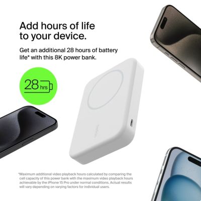 ��� Belkin 10000mAh MagSafe Wireless Qi2 White (BPD008BTWH) - �������� 6
