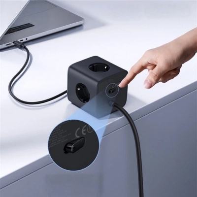 ������� ������ ������� Baseus EnerFill FA11 Cube Power Strip (E00082100123-00) - �������� 10