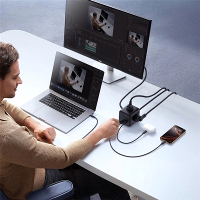 ������� ������ ������� Baseus EnerFill FA11 Cube Power Strip (E00082100123-00) - �������� 11