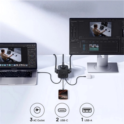 ������� ������ ������� Baseus EnerFill FA11 Cube Power Strip (E00082100123-00) - �������� 6