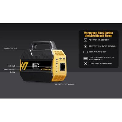   Vtoman FlashSpeed 300 230Wh (FlashSpeed 300) -  10