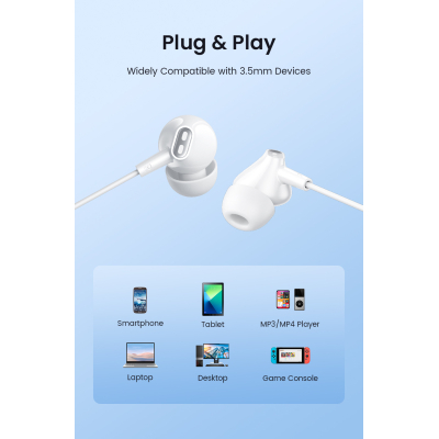 ��������� Vention Echo Lite 3.5mm In-Ear Wired White (GBAWAV) - �������� 11