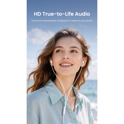 ��������� Vention Echo Lite 3.5mm In-Ear Wired White (GBAWAV) - �������� 5