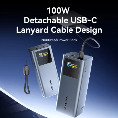 ��� Vention 20000 mAh 100W Gray (FKCH0) - �������� 3