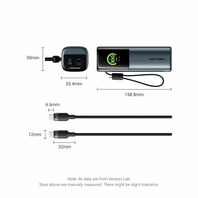 ��� Vention 27000 mAh 200W Gray (FKGH0) - �������� 2