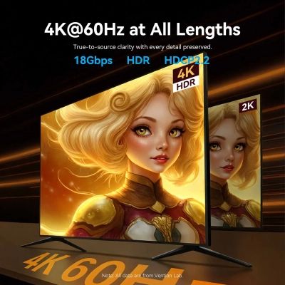 ������ ������������� HDMI M to HDMI M 45.0m 4K fiber optic black Vention (ALSBW) - �������� 3