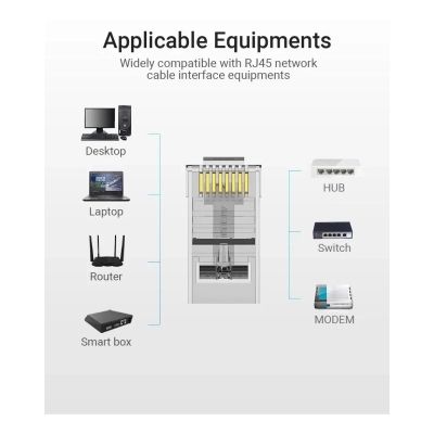 ��������� RJ45 UTP Cat.6 Modular 10 ��. Vention (IDDR0-10) - �������� 6