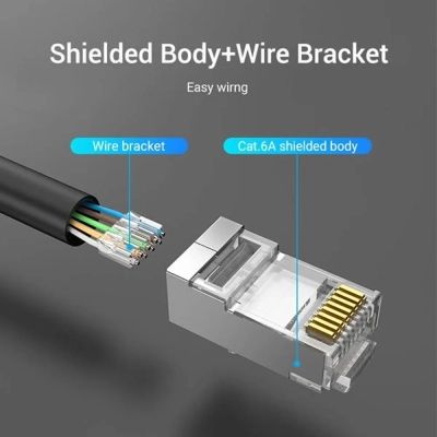 ��������� RJ45 FTP Cat.6 Modular 10 ��. Vention (IDFR0-10) - �������� 4