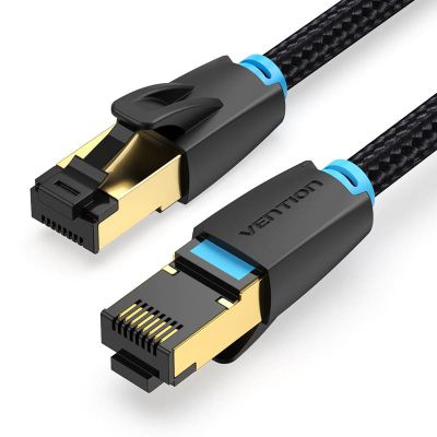 ����-���� 0.5�, S/FTP cat 8 RJ-45 COPPER black Vention (IKGBD) - �������� 1