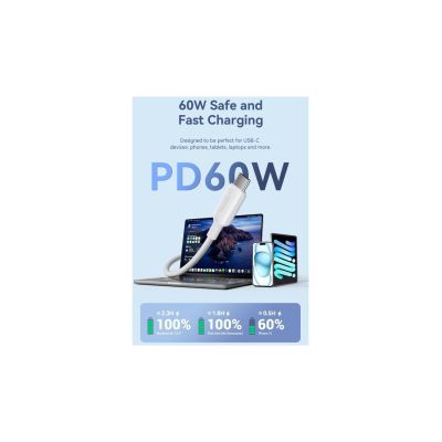 ���� ������ USB-C to USB-C 2.0m 5A aluminum black Vention (TRIBH) - �������� 4
