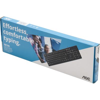 ���������� AOC KB100B USB UA Black (KB100B/97) - �������� 10