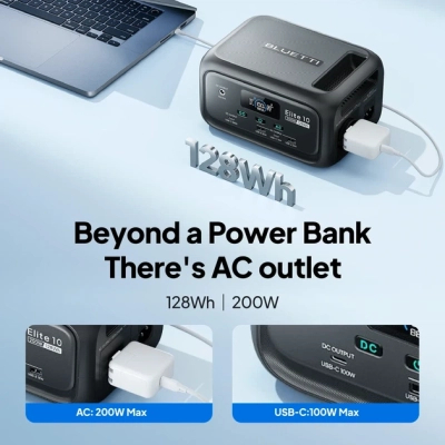 �������� ������� BLUETTI Elite 10, 200W, 128Wh (EL10) - �������� 11