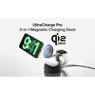 �������� ���������� Belkin UltraCharge Pro Wireless 3-in-1 25W charcoal (WIZ040KQCH) - �������� 7