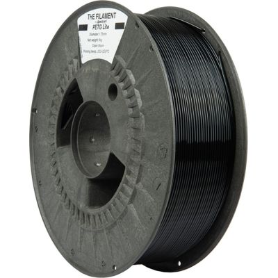 ������� ��� 3D-�������� The Filament PETG Lite 1.75mm BLACK 1kg (TF-24245) - �������� 1