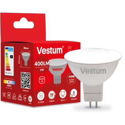 �������� Vestum MR16 5W 4100K 220V GU5.3 (1-VS-1503) - �������� 1