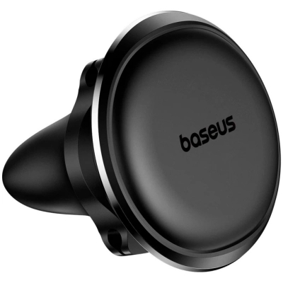������������� ���������� Baseus Magnetic Car Mount Phone Holder with Cable Clip Air Vent Version Cluster Black (C40141201113-00) - �������� 2