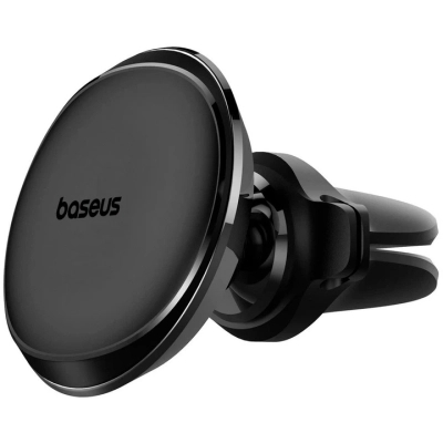 ������������� ���������� Baseus Magnetic Car Mount Phone Holder with Cable Clip Air Vent Version Cluster Black (C40141201113-00) - �������� 1
