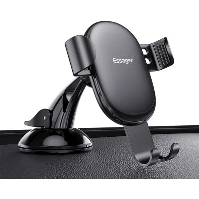 ������������� ���������� Essager MoJack Gravity Car Phone Holder (osculum type) Black (EZJXP-MJ01) - �������� 2