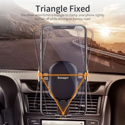 ������������� ���������� Essager MoJack Gravity Car Phone Holder (osculum type) Black (EZJXP-MJ01) - �������� 4