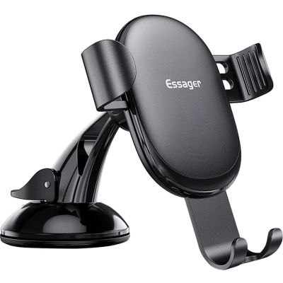 ������������� ���������� Essager MoJack Gravity Car Phone Holder (osculum type) Black (EZJXP-MJ01) - �������� 1