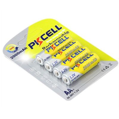 ����������� PkCell AA R6 2000mAh 1.2V NiMH Rechargeable Battery, 4��/�� (PC/AA2000-4BR) - �������� 1