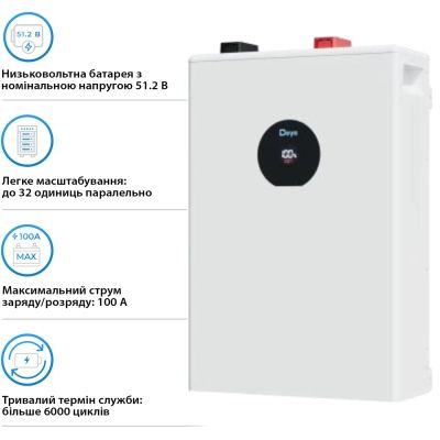 ������� ��� ��� ������� LiFePo4 Deye SE-F5 Pro-C, 51.2V - 100Ah (SE-F5 Pro-C) - �������� 4