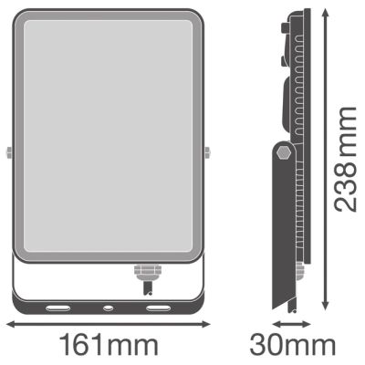 ��������� LEDVANCE FL ESSENTIAL 50W 830 BK IP65 (4058075768116) - �������� 8
